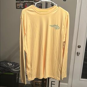 Realtree Men's Light Yellow Long Sleeve Tee